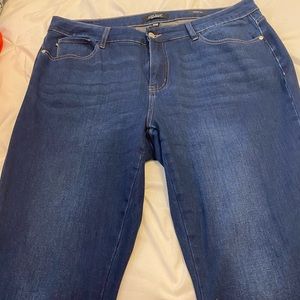 Judy Blue dark wash jeans. No distressing. Size 20